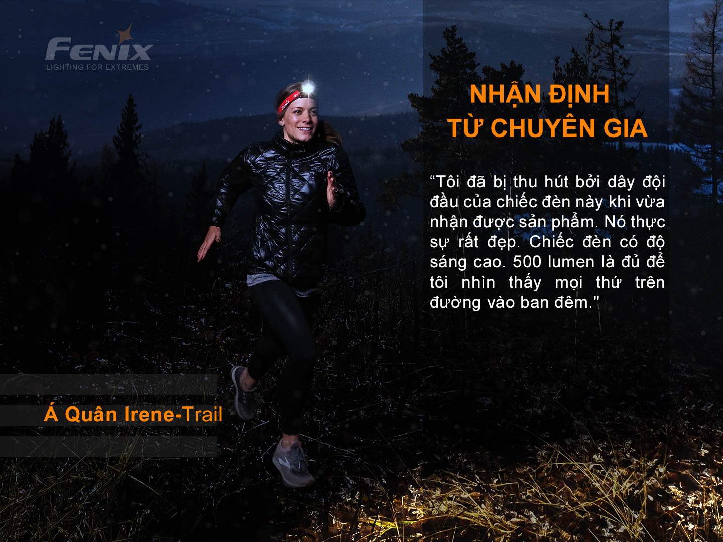 Đèn Pin Đội Đầu siêu nhẹ Fenix HL18R-T