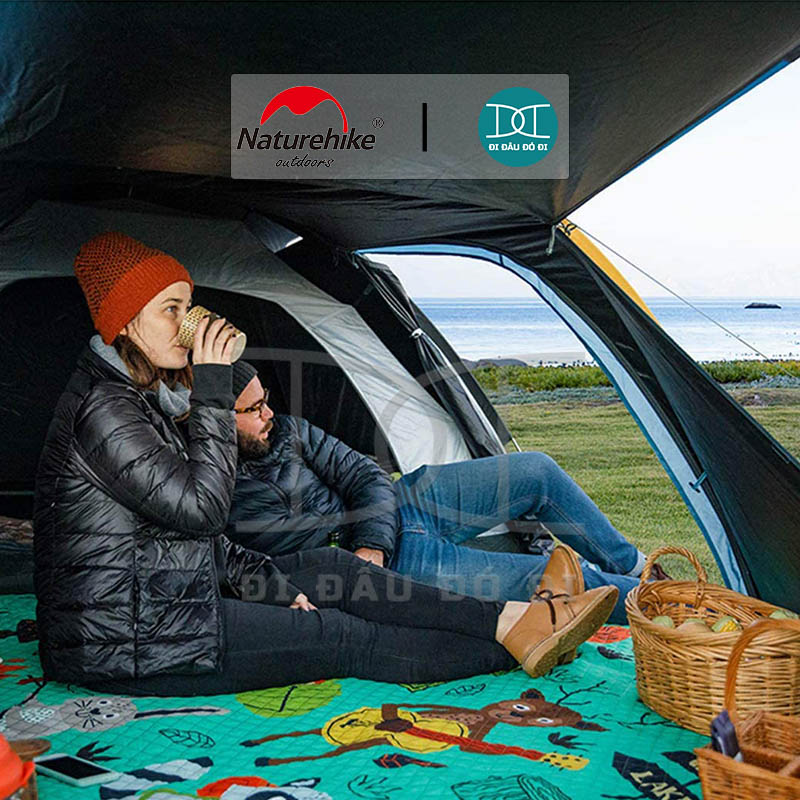 Lều Naturehike 3 người Knight chống nước, chống gió, ngăn ánh sáng UPF 50+ NH19G001-Y