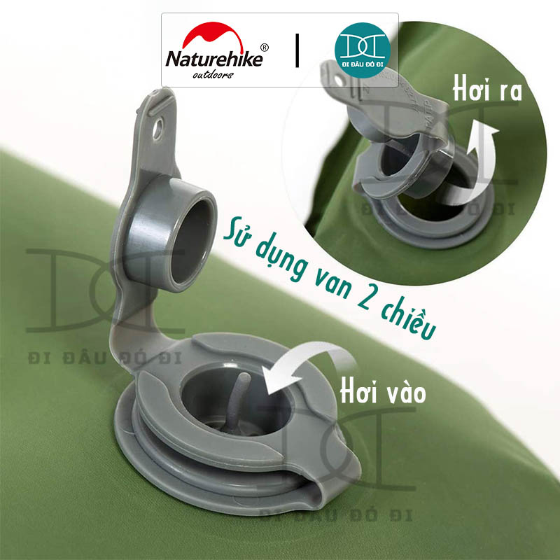Nệm bơm hơi hai người nhẹ và nhỏ gọn dùng cho du lịch, cắm trại Naturehike NH19QD010