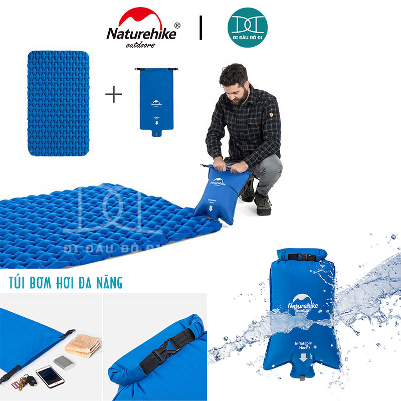 Nệm hơi du lịch dã ngoại siêu nhẹ Naturehike NH19Z055-P