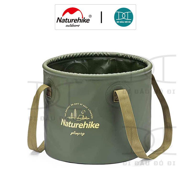 Chậu nước 10L có thể gấp lại đa năng chậu rửa bát, giặt đồ, câu cá Naturehike NH20SJ040