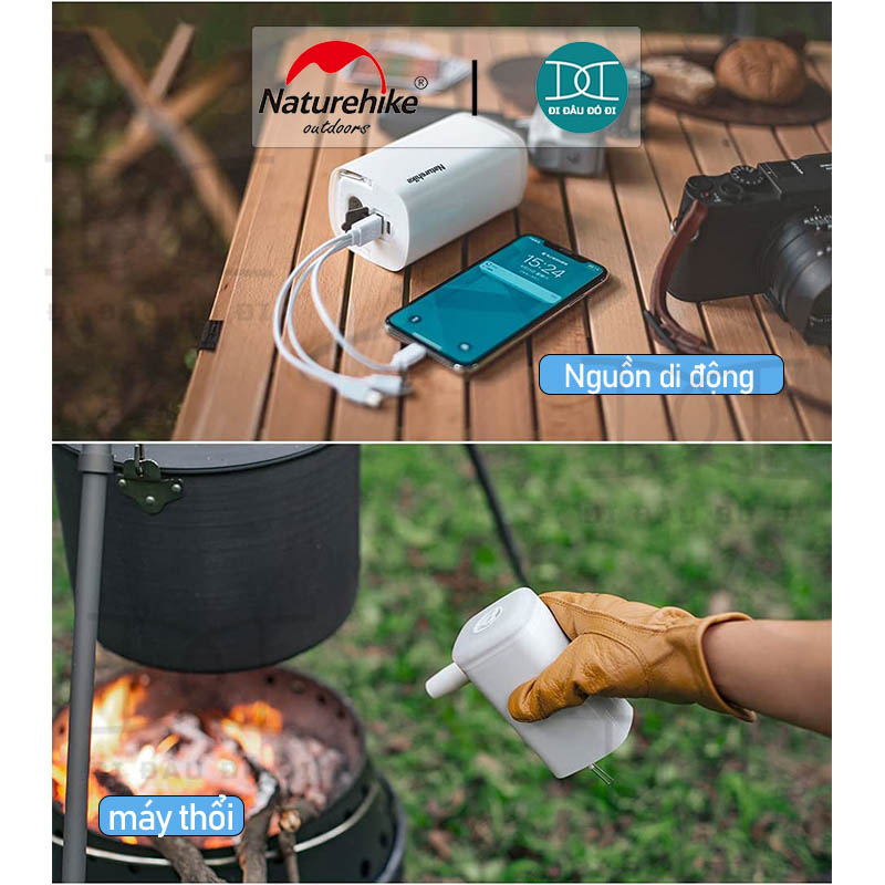 Máy bơm hơi mini đa năng Naturehike NH18Q001-A