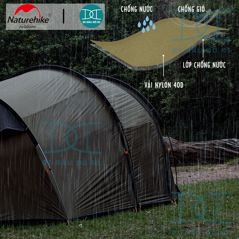 Lều xe máy 2 người Cloud Tourer 2 Motorcycle Naturehike NH19ZP013