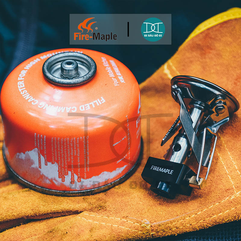 Bếp ga mini Fire Maple Buzz nhỏ gọn thích hợp leo núi, cắm trại