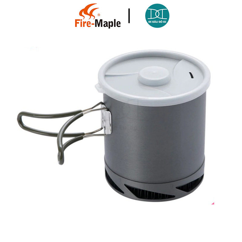 Nồi siêu tốc cắm trại 1L Fire Maple FMC-XK6 có tay cầm, trọng lượng siêu nhẹ thích hợp leo núi