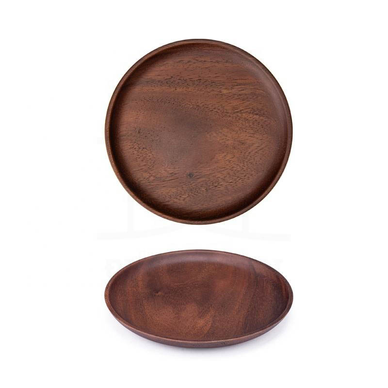 Đĩa gỗ NatureHike NH20CJ013 phong cách vintage dùng đựng đồ ăn, trang trí tiệc