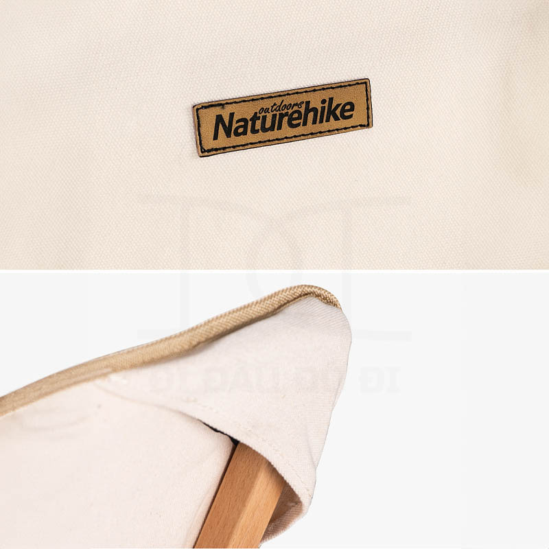 Ghế cắm trại khung gỗ xếp gọn Naturehike NH19JJ008 Dành Cho Dã Ngoại Du Lịch