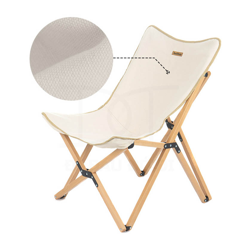 Ghế cắm trại khung gỗ xếp gọn Naturehike NH19JJ008 Dành Cho Dã Ngoại Du Lịch