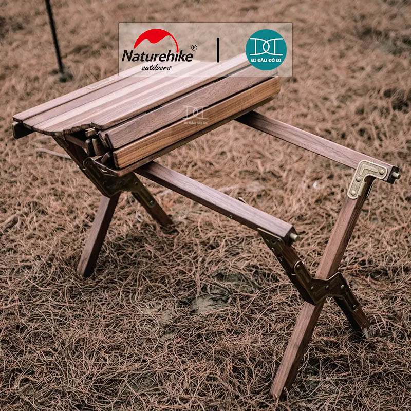 Bàn dã ngoại chất liệu gỗ óc chó NatureHike NH21JJ001 