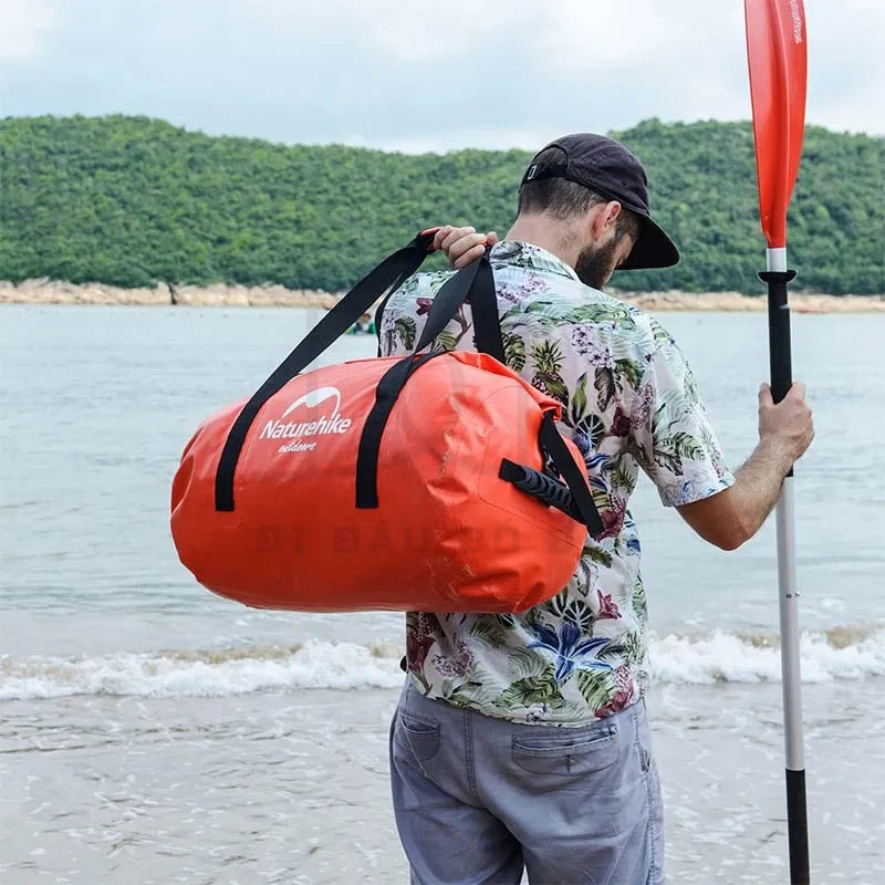 Túi trống gấp gọn chống nước NatureHike NH20FSB03 dung tích 40L, 60L, 90L và 120L 