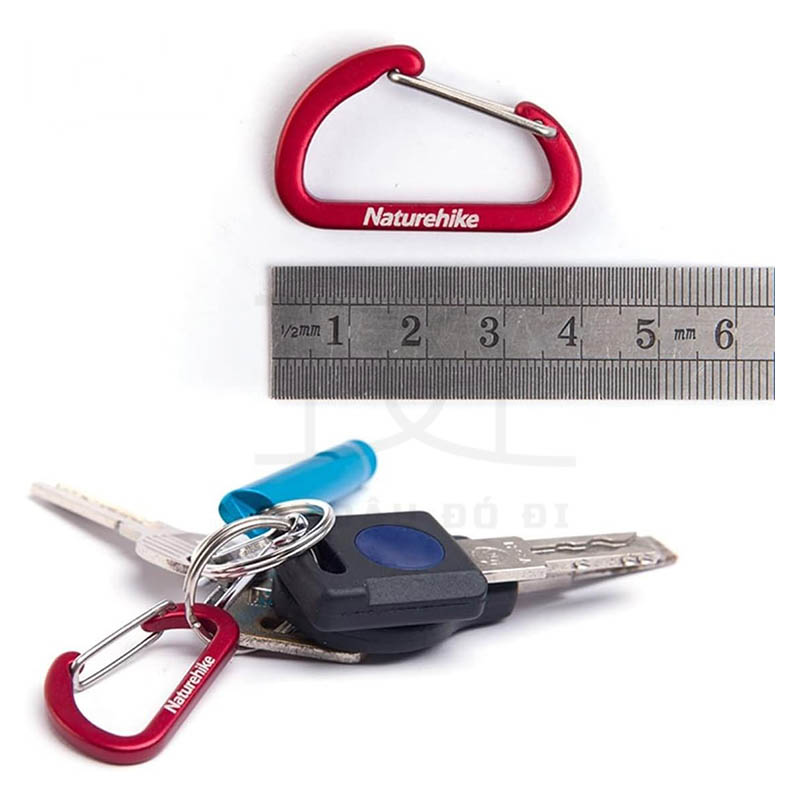 Móc khóa hợp kim nhôm sử dụng leo núi, cắm trại NatureHike NH15A002-H  